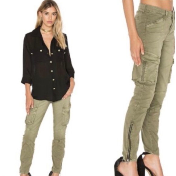 L'AGENCE Pants - L’AGENCE Montgomery Stretch Cargo Pants